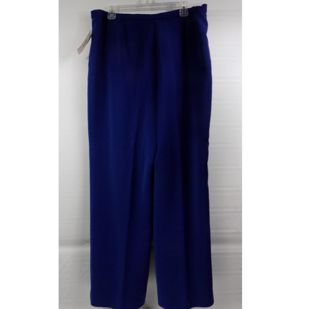 Le Suit 2-Piece Blue Pant Suit Blazer & Pants Set Size 18 NEW WITH TAGS - Picture 10 of 14